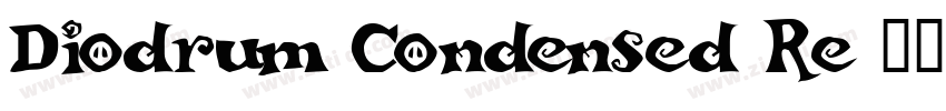 Diodrum Condensed Re字体转换